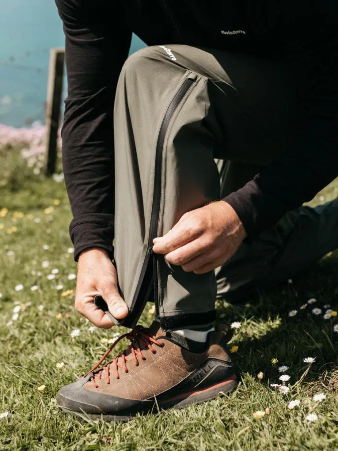 Men Rainbird Waterproof Trousers Olive Finisterre Trousers and Jeans