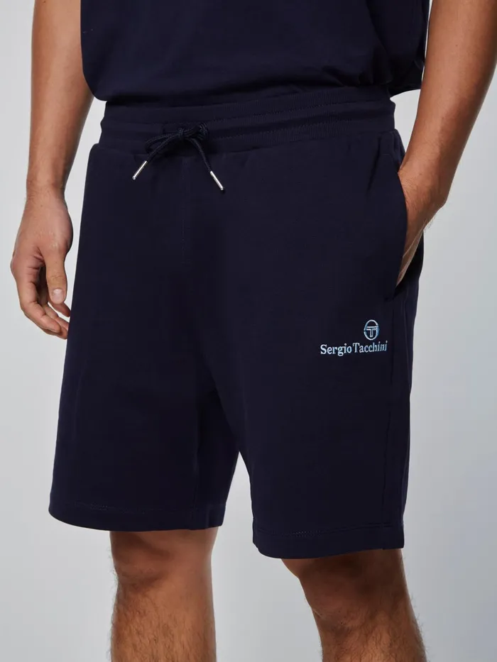 Men Shorts And Swim Sergio Tacchini Heritage Logo ShortMaritime Blue