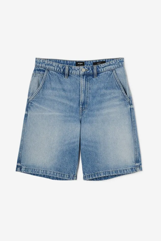 Men Shorts Cotton On Baggy Denim Short Cannonball Blue Men Shorts Cotton On Baggy Denim Short Cannonball Blue