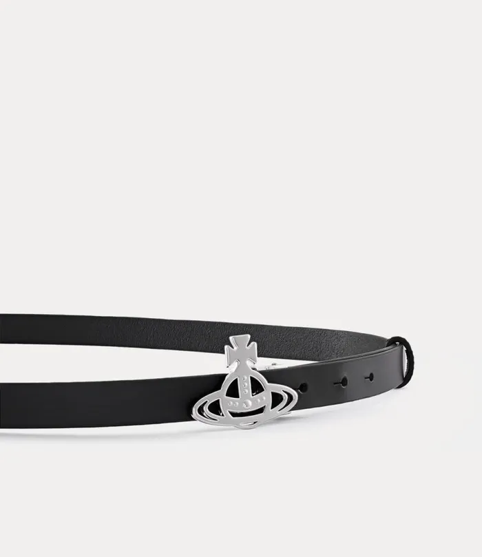 Men Small Line Orb Buckle Belt Black Vivienne Westwood Belts And Harnesses Men Small Line Orb Buckle Belt Black Vivienne Westwood Belts And Harnesses