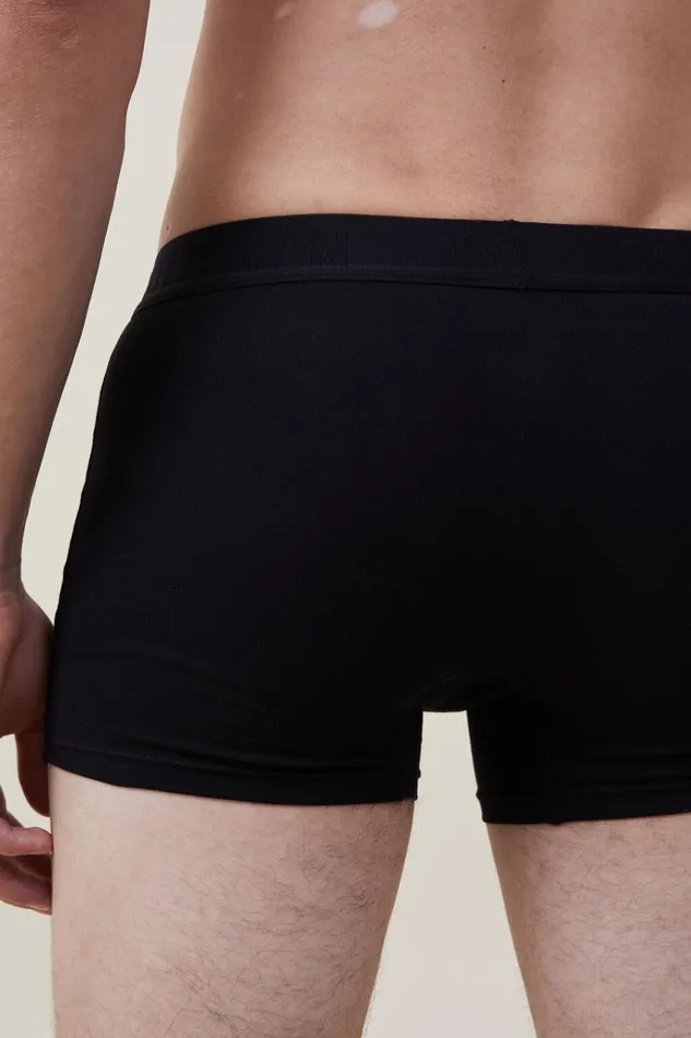 Men Socks and Underwear Cotton On Mens Organic Cotton Trunks Blackblack Men Socks and Underwear Cotton On Mens Organic Cotton Trunks Blackblack