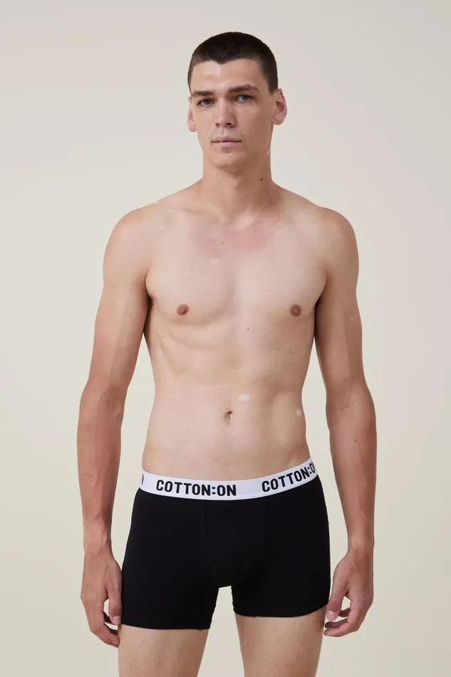 Men Socks and Underwear Cotton On Mens Organic Cotton Trunks Blackwhiteblack Men Socks and Underwear Cotton On Mens Organic Cotton Trunks Blackwhiteblack