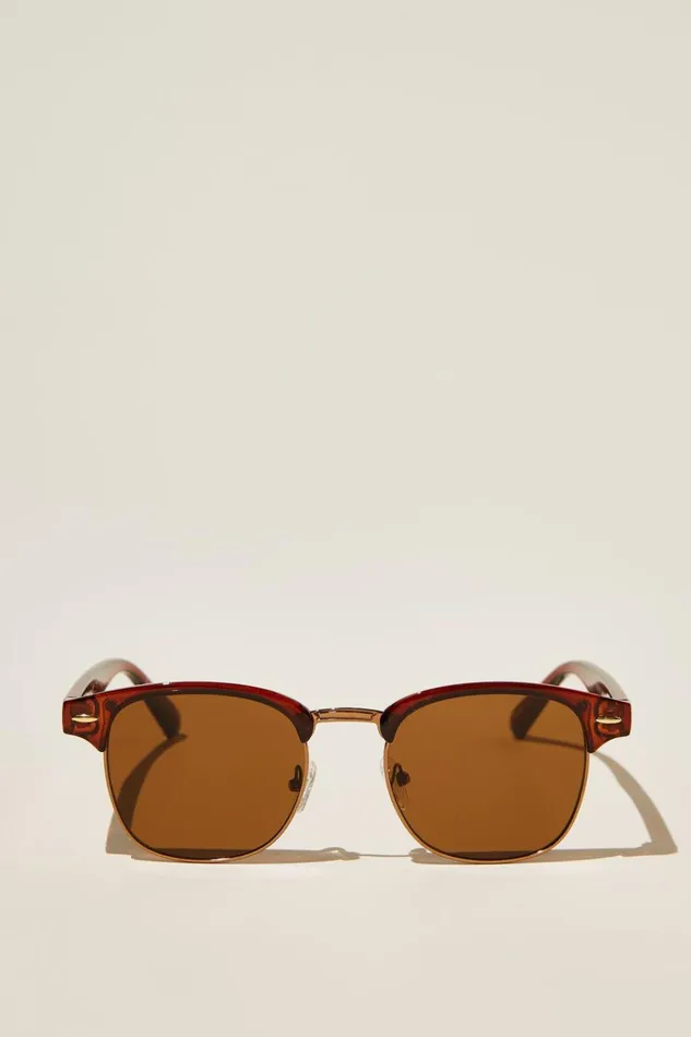 Men Sunglasses Cotton On Leopold Sunglasses Toffycopperbrown