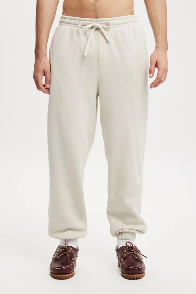 Men Sweats and Hoodies Cotton On Baggy Cuffed Track Pant Bone Men Sweats and Hoodies Cotton On Baggy Cuffed Track Pant Bone