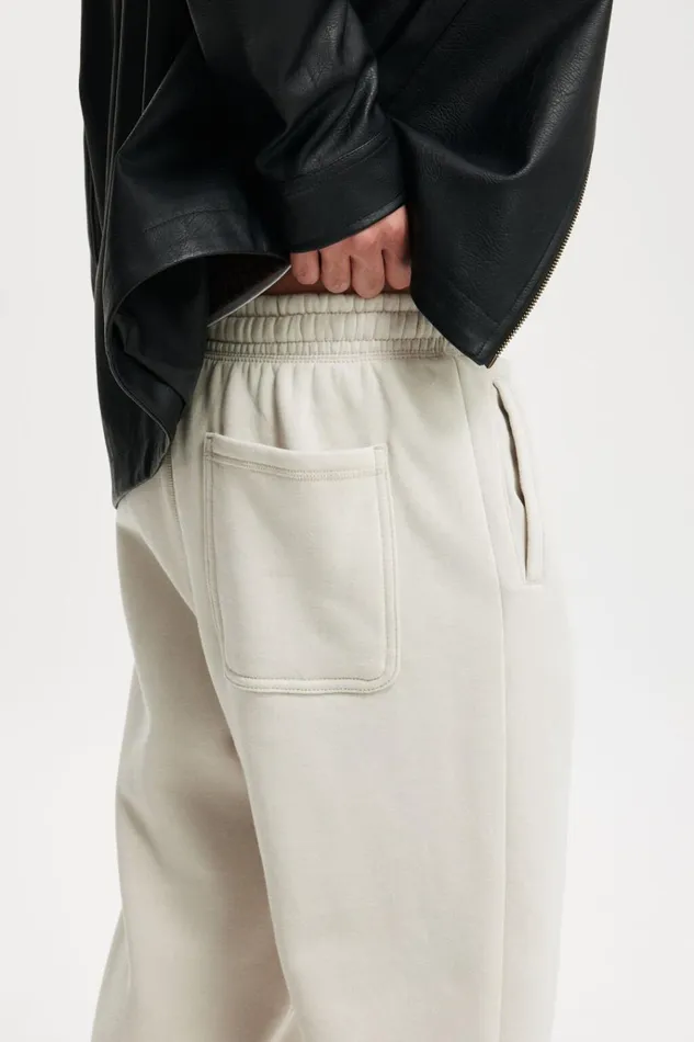 Men Sweats and Hoodies Cotton On Baggy Cuffed Track Pant Bone Men Sweats and Hoodies Cotton On Baggy Cuffed Track Pant Bone
