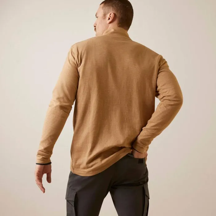 Men TShirts and Polos Ariat Rebar Foundation 14 Zip Shirt Tiger039s Eye Men TShirts and Polos Ariat Rebar Foundation 14 Zip Shirt Tiger039s Eye