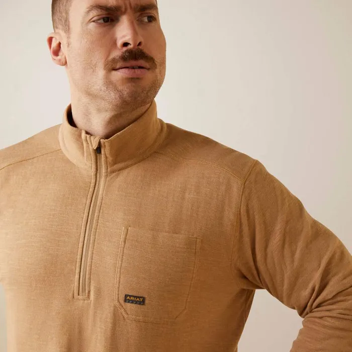 Men TShirts and Polos Ariat Rebar Foundation 14 Zip Shirt Tiger039s Eye Men TShirts and Polos Ariat Rebar Foundation 14 Zip Shirt Tiger039s Eye