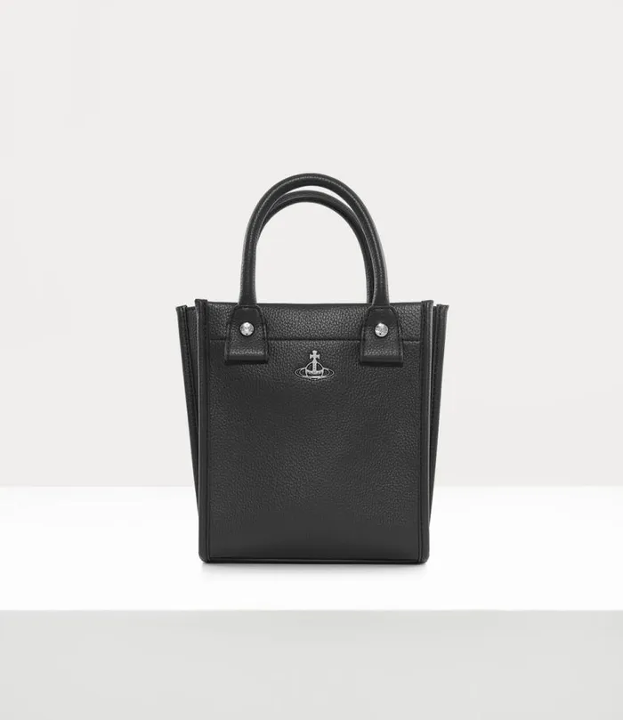 Men Teddy Small Tote Crossbody Black Vivienne Westwood Crossbody Bags Men Teddy Small Tote Crossbody Black Vivienne Westwood Crossbody Bags