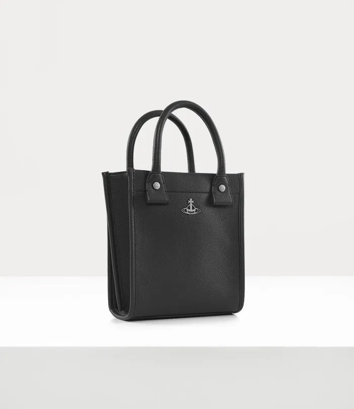 Men Teddy Small Tote Crossbody Black Vivienne Westwood Crossbody Bags Men Teddy Small Tote Crossbody Black Vivienne Westwood Crossbody Bags