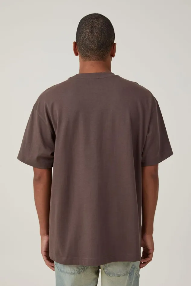 Men Tees and Tanks Cotton On Box Fit Plain TShirt Washed Chocolate Men Tees and Tanks Cotton On Box Fit Plain TShirt Washed Chocolate