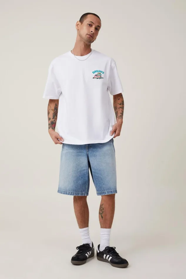 Men Tees and Tanks Cotton On Dabsmyla Loose Fit TShirt Lcn Dab White Dreams Men Tees and Tanks Cotton On Dabsmyla Loose Fit TShirt Lcn Dab White Dreams