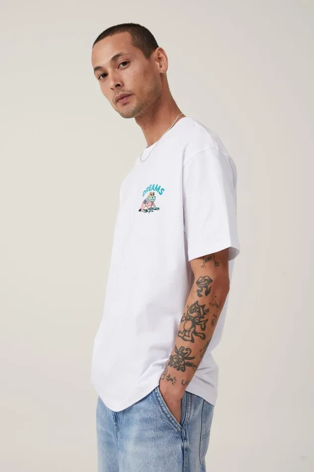 Men Tees and Tanks Cotton On Dabsmyla Loose Fit TShirt Lcn Dab White Dreams Men Tees and Tanks Cotton On Dabsmyla Loose Fit TShirt Lcn Dab White Dreams