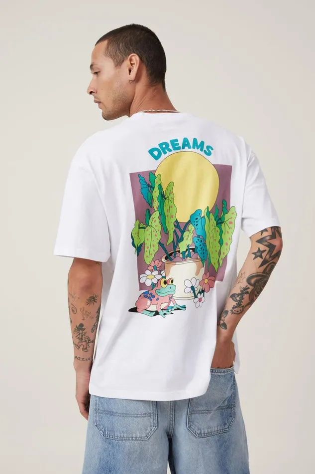 Men Tees and Tanks Cotton On Dabsmyla Loose Fit TShirt Lcn Dab White Dreams Men Tees and Tanks Cotton On Dabsmyla Loose Fit TShirt Lcn Dab White Dreams