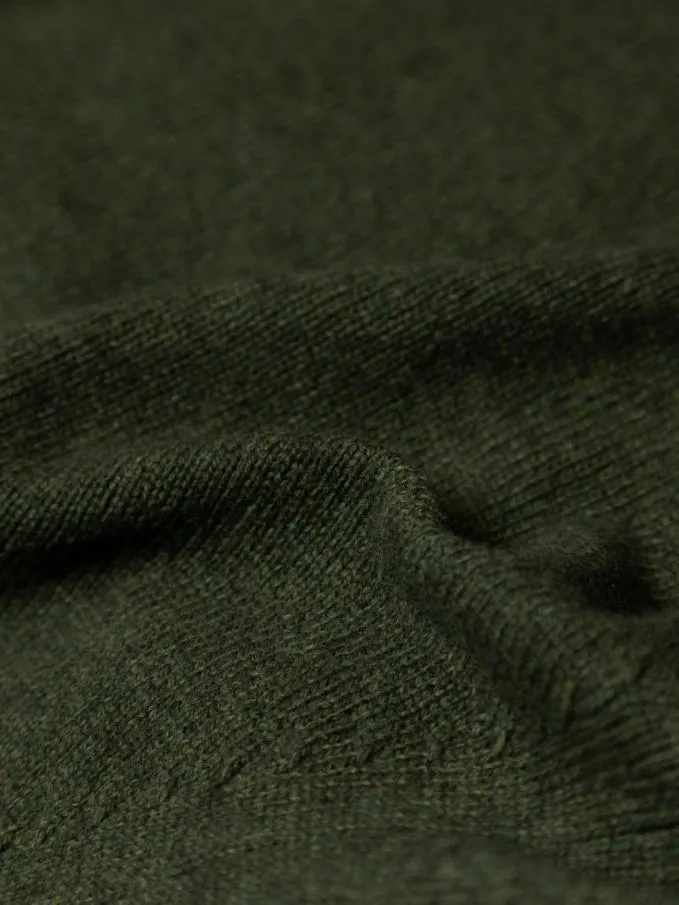Men Tern Crew Jumper Olive Finisterre Knitwear