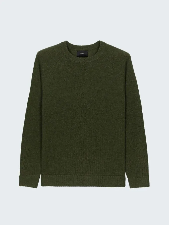 Men Tern Crew Jumper Olive Finisterre Knitwear