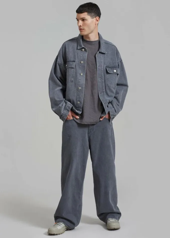 Men The Frankie Shop Connor Jeans 8211 Grey Wash Grey Wash