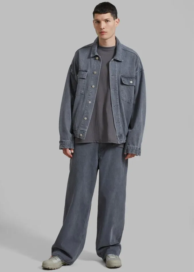 Men The Frankie Shop Connor Jeans 8211 Grey Wash Grey Wash