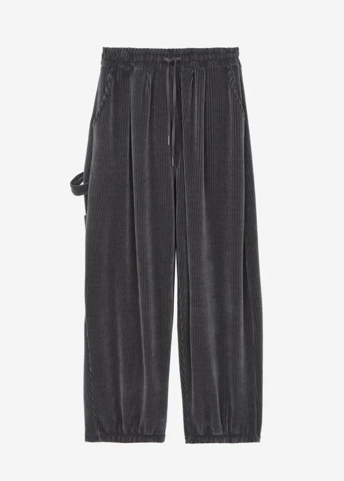 Men The Frankie Shop Declan Corduroy Pants 8211 Charcoal Charcoal