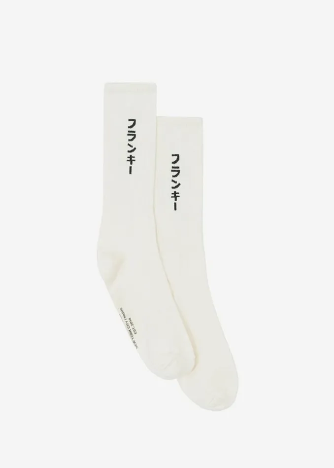 Men The Frankie Shop Frankie In Japanese Ribbed Socks 8211 Vanilla Vanilla
