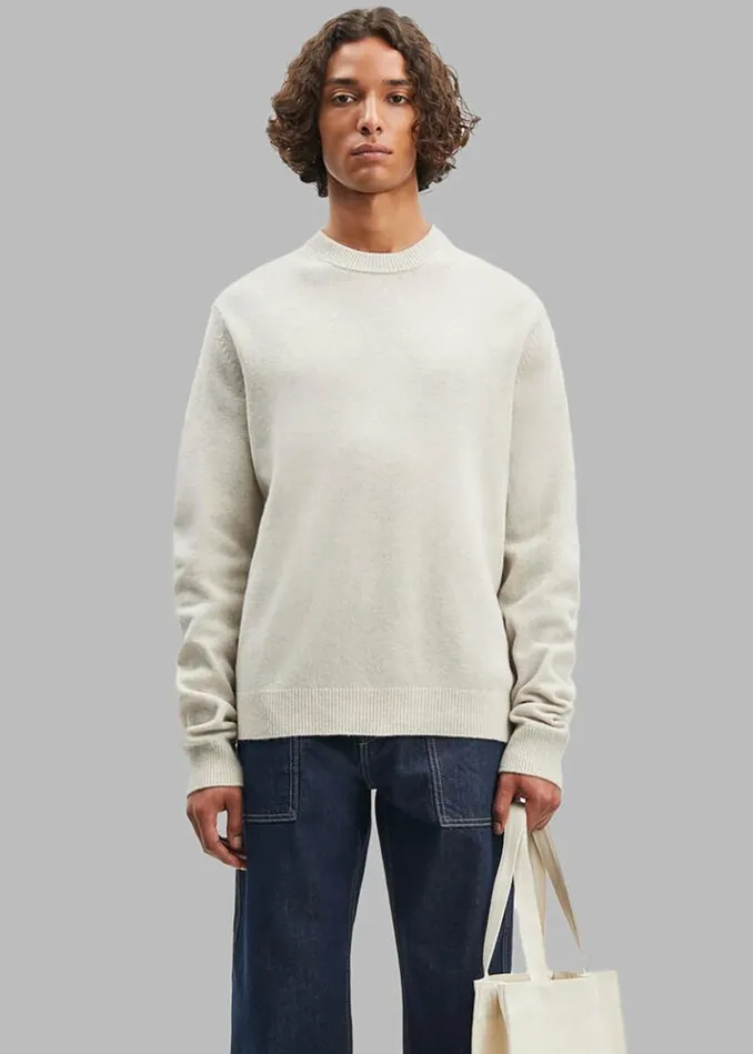 Men The Frankie Shop Samse Samse Isak Knit Sweater 8211 Silver Lining Silver Lining