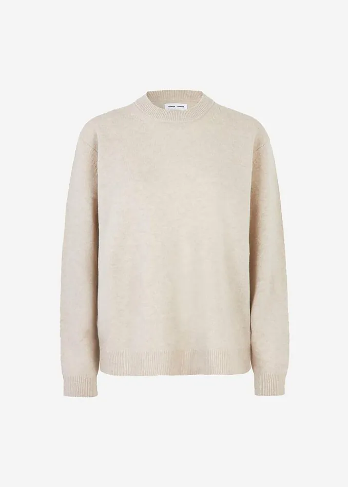 Men The Frankie Shop Samse Samse Isak Knit Sweater 8211 Silver Lining Silver Lining