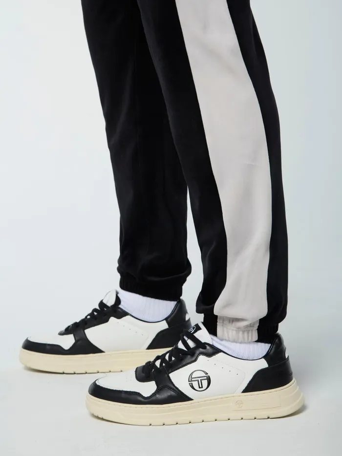 Men Tracksuits Sergio Tacchini Cielo Velour Track Pant Black Beauty