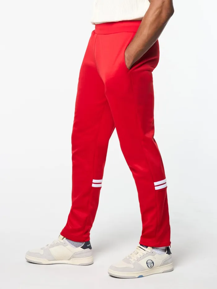 Men Tracksuits Sergio Tacchini Orion Track Pant Adrenaline Rush White