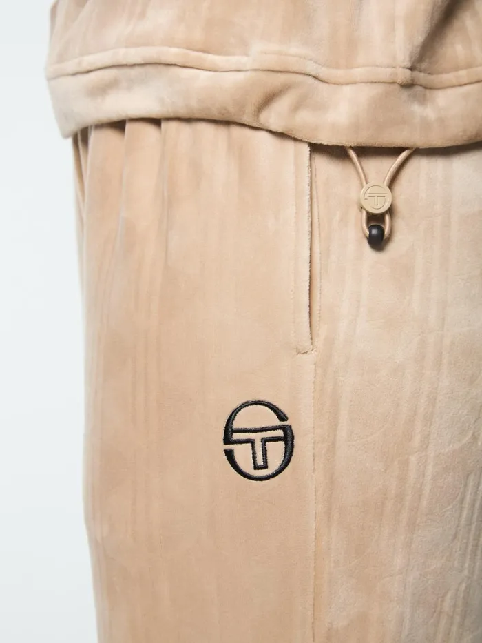 Men Velour Sergio Tacchini Gabrisa Velour Track Jacket Humus