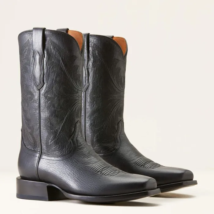 Men Western Boots Ariat Bench Made Stilwell Cowboy Boot Cool Black Bison Men Western Boots Ariat Bench Made Stilwell Cowboy Boot Cool Black Bison