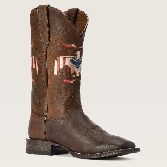 Men Western Boots Ariat Circuit Thunderbird Chimayo Western Boot Saddle Up Brown Men Western Boots Ariat Circuit Thunderbird Chimayo Western Boot Saddle Up Brown