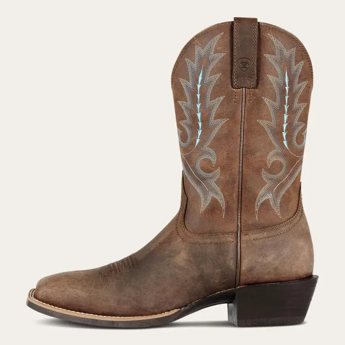 Men Western Boots Ariat Sport Outfitter Western Boot Distressed Brown Men Western Boots Ariat Sport Outfitter Western Boot Distressed Brown