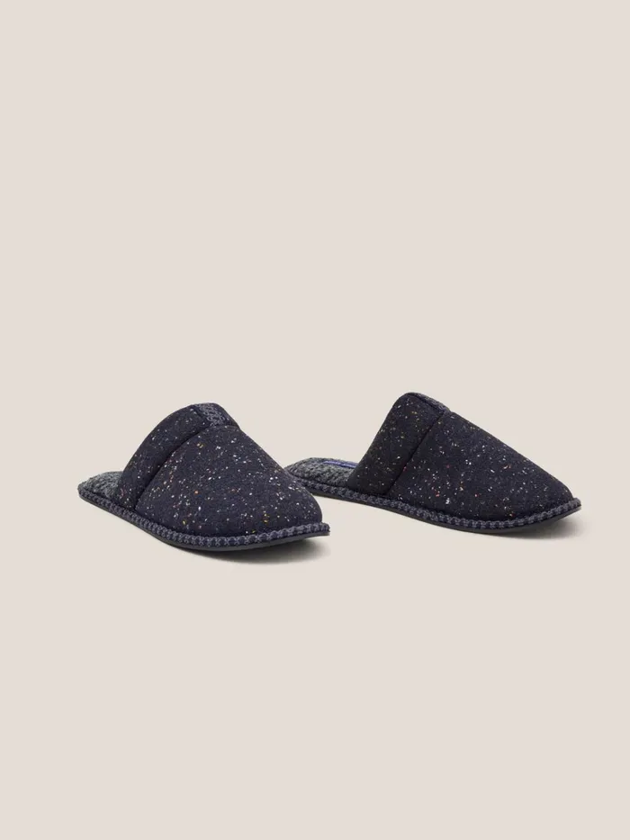 Men White Stuff Slippers Neppy Slip On Mule Slipper Navy Multi Men White Stuff Slippers Neppy Slip On Mule Slipper Navy Multi