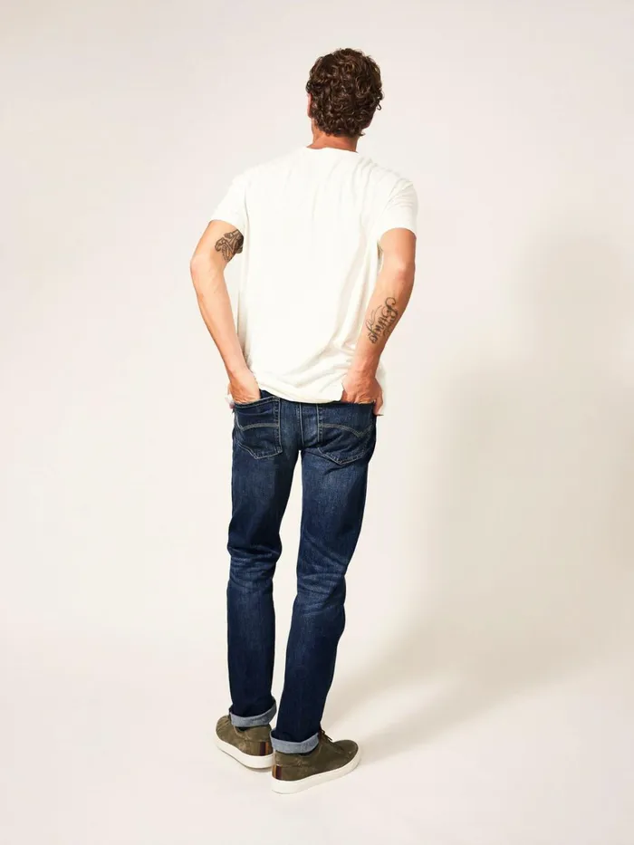 Men White Stuff Trousers Harwood Straight Jean Mid Denim Men White Stuff Trousers Harwood Straight Jean Mid Denim