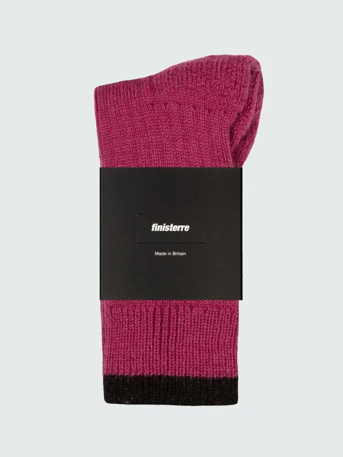 MenWomen Bosun Sock Mulberrycarob Finisterre Socks