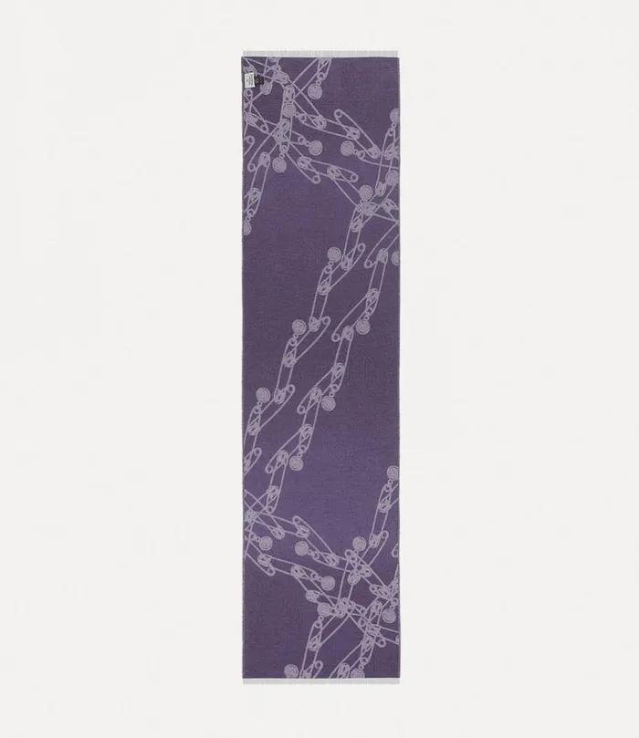 MenWomen Safety Pin Cross Over Scarf Ecru Vivienne Westwood Scarves And Ponchos MenWomen Safety Pin Cross Over Scarf Ecru Vivienne Westwood Scarves And Ponchos