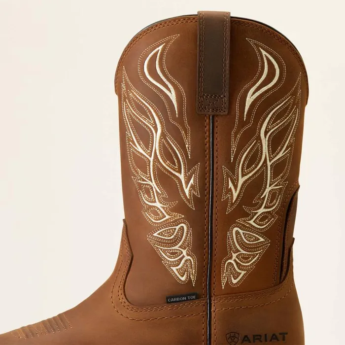 Men Work Boots Ariat WorkHog XT Phoenix Carbon Toe Work Boot Distressed Brown Men Work Boots Ariat WorkHog XT Phoenix Carbon Toe Work Boot Distressed Brown