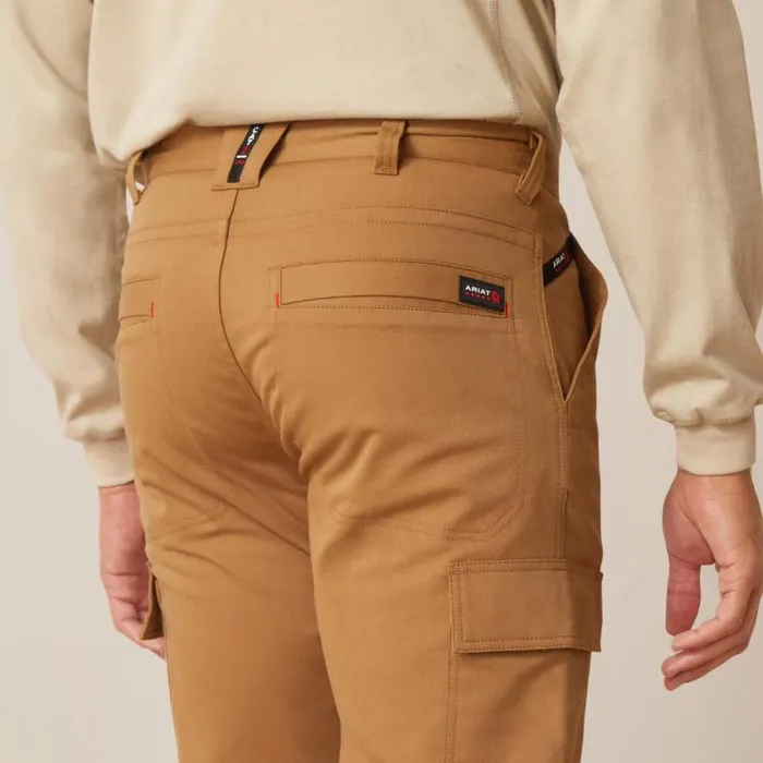 Men Workwear Ariat FR M7 Slim DuraStretch Duralight Twill Straight Pant Field Khaki Men Workwear Ariat FR M7 Slim DuraStretch Duralight Twill Straight Pant Field Khaki