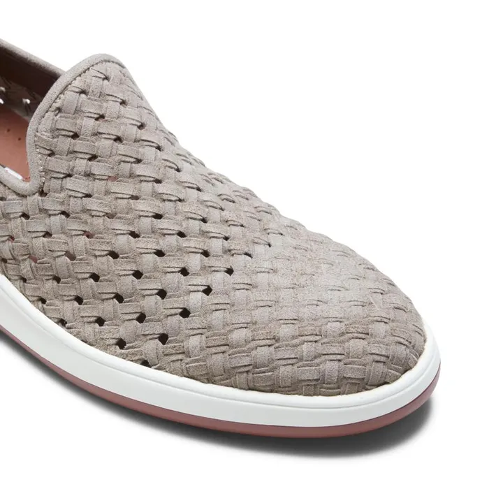 Men Woven Suede Sneaker Dove Grey Fratelli Rossetti Slip On Men Woven Suede Sneaker Dove Grey Fratelli Rossetti Slip On