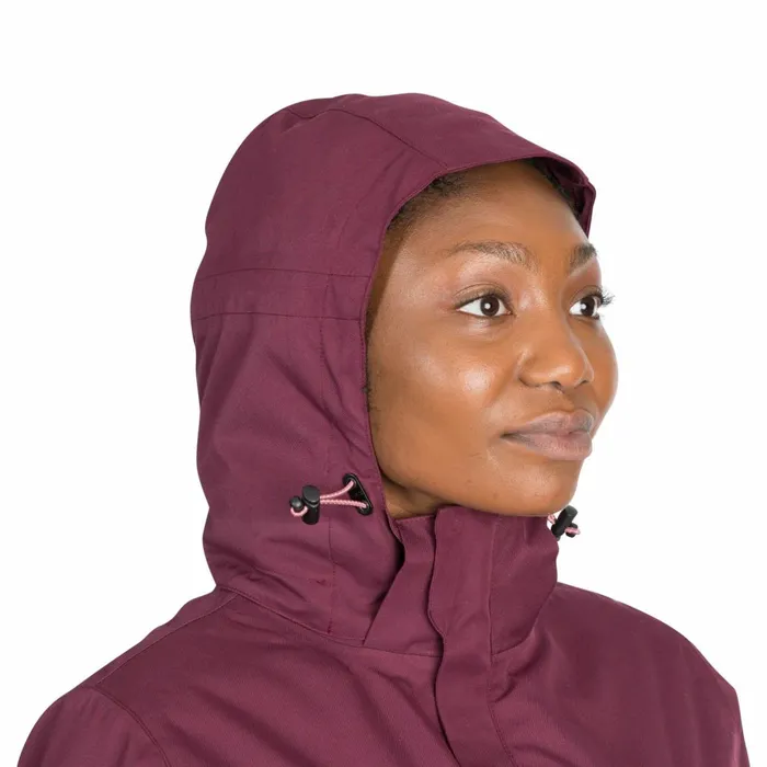 Mendell DLX Padded Waterproof Jacket Fig Women Trespass Waterproof Jackets
