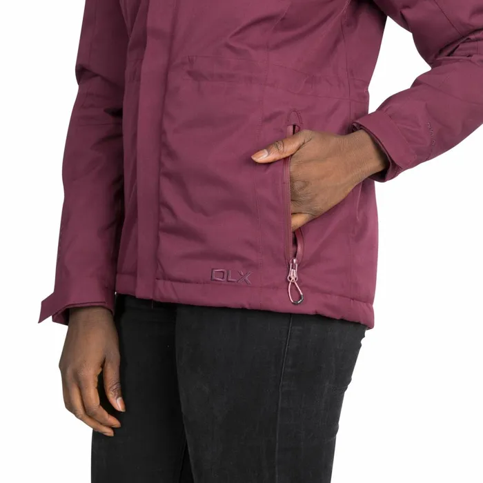 Mendell DLX Padded Waterproof Jacket Fig Women Trespass Waterproof Jackets