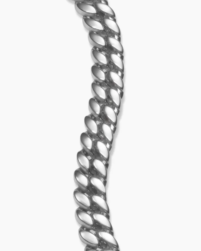 Mens Curb Chain Bracelet In Platinum 8mm Men David Yurman Chain Mens Curb Chain Bracelet In Platinum 8mm Men David Yurman Chain