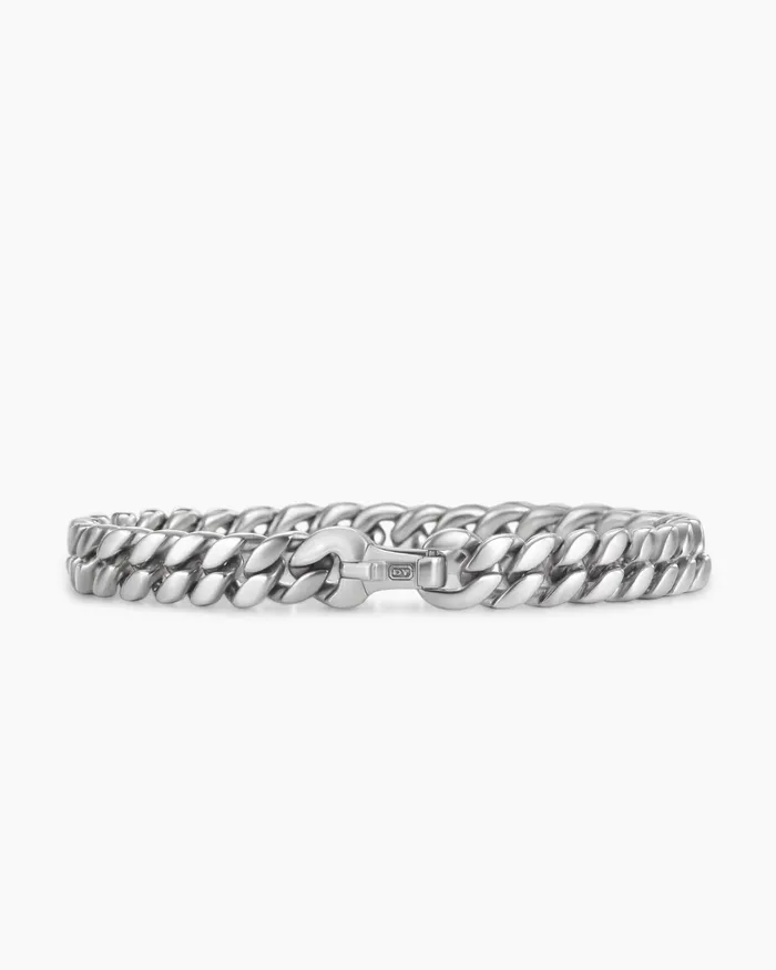 Mens Curb Chain Bracelet In Platinum 8mm Men David Yurman Chain Mens Curb Chain Bracelet In Platinum 8mm Men David Yurman Chain