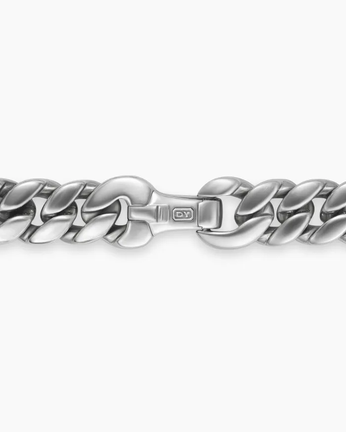 Mens Curb Chain Bracelet In Platinum 8mm Men David Yurman Chain Mens Curb Chain Bracelet In Platinum 8mm Men David Yurman Chain