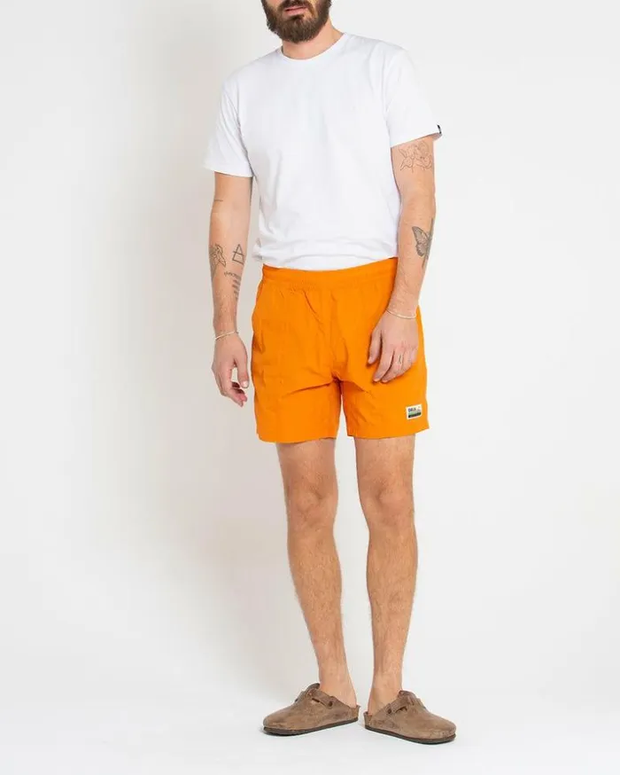Mens Deus Ex Machina Boardshorts Glide Swim Short 8211 Orange Ochre Orange Ochre Mens Deus Ex Machina Boardshorts Glide Swim Short 8211 Orange Ochre Orange Ochre