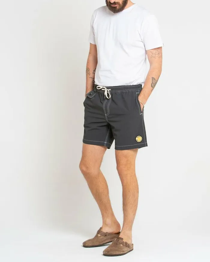 Mens Deus Ex Machina Boardshorts Sandbar Short 8211 Anthracite Anthracite Mens Deus Ex Machina Boardshorts Sandbar Short 8211 Anthracite Anthracite