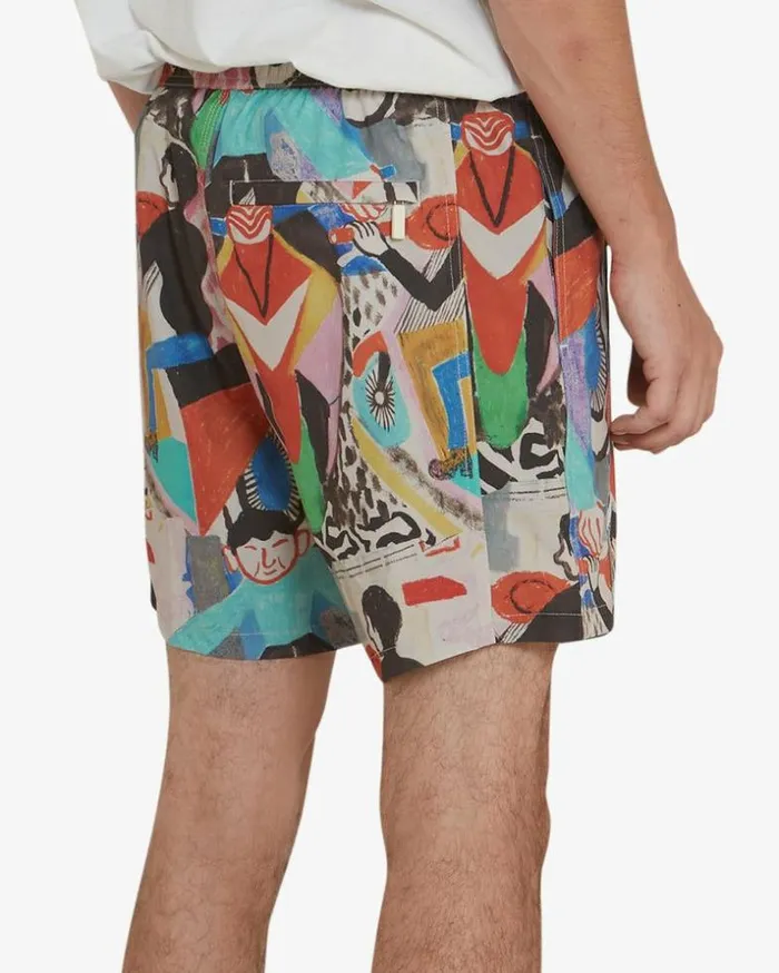 Mens Deus Ex Machina Boardshorts Vespacific Boardshort Mesh 8211 Multi Multi Mens Deus Ex Machina Boardshorts Vespacific Boardshort Mesh 8211 Multi Multi