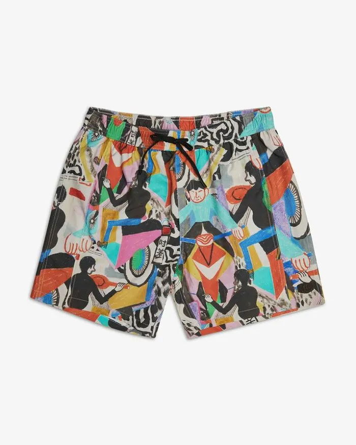 Mens Deus Ex Machina Boardshorts Vespacific Boardshort Mesh 8211 Multi Multi Mens Deus Ex Machina Boardshorts Vespacific Boardshort Mesh 8211 Multi Multi