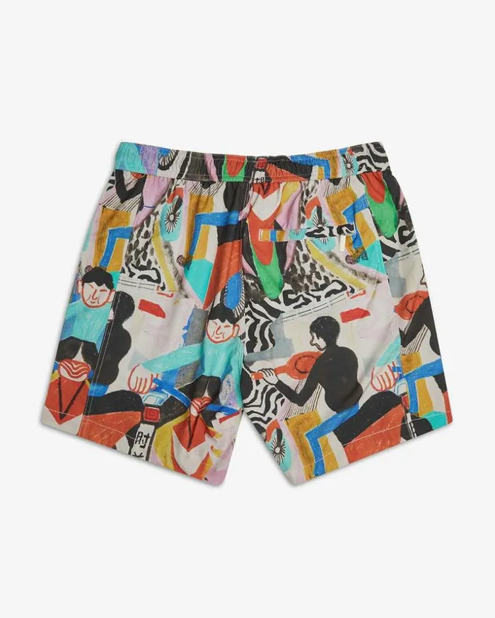 Mens Deus Ex Machina Boardshorts Vespacific Boardshort Mesh 8211 Multi Multi Mens Deus Ex Machina Boardshorts Vespacific Boardshort Mesh 8211 Multi Multi