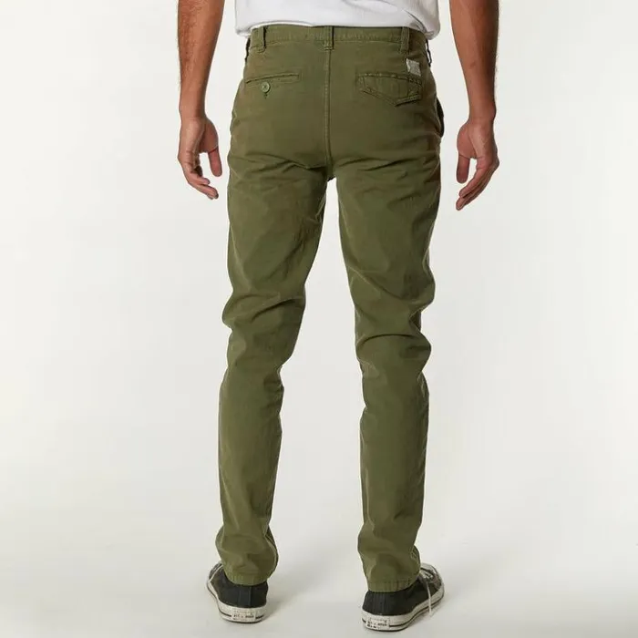 Mens Deus Ex Machina Classics Floyd Pant 8211 Army Green Army Green Mens Deus Ex Machina Classics Floyd Pant 8211 Army Green Army Green