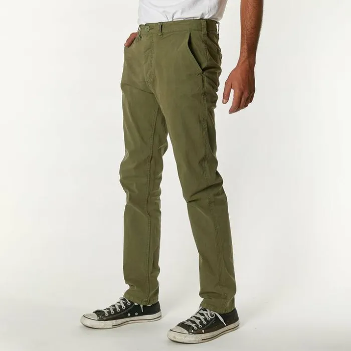 Mens Deus Ex Machina Classics Floyd Pant 8211 Army Green Army Green Mens Deus Ex Machina Classics Floyd Pant 8211 Army Green Army Green